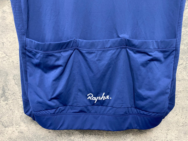 KC668 ラファ Rapha CORE LIGHTWEIGHT JERSEY 半袖 サイクルジャージ 紺 XXL