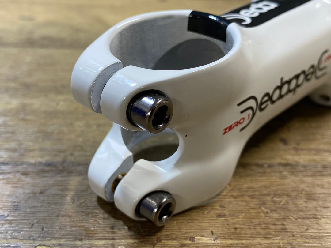 KP074 デダ Deda ZERO 1 アルミステム 白 Φ31.7 OS 80mm