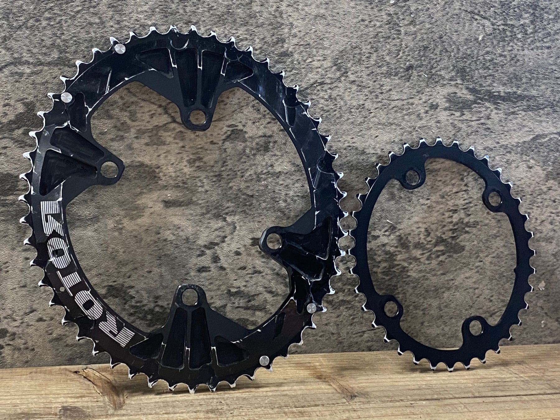 JY774 ローター ROTOR QRINGS チェーンリング 52/36T 110BCD 4arm