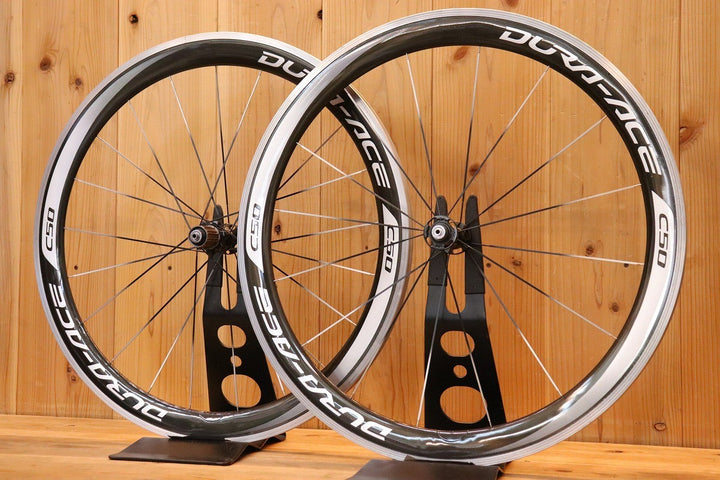 シマノ SHIMANO デュラエース DURA-ACE WH-9000 C50 CL アルミ カーボン クリンチャー ホイールセット シマノ 11S/12S 【芦屋店】