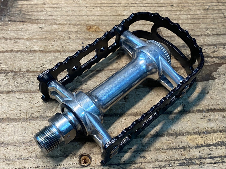 JJ017 三ヶ島 MKS BM-7 BMX フラットペダル ブラックケージ