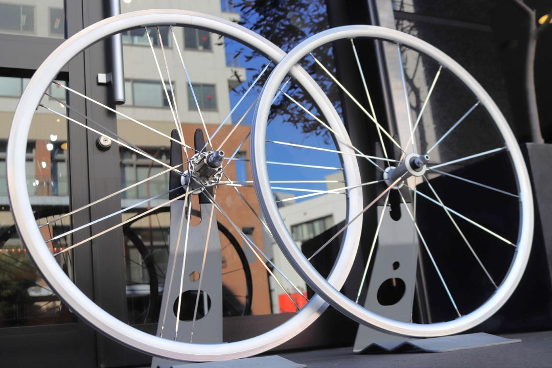 カンパニョーロ CAMPAGNOLO ゾンダ ZONDA シルバー アルミ クリンチャー ホイールセット カンパ12/11S ナローリム 15C 【東京南麻布店】