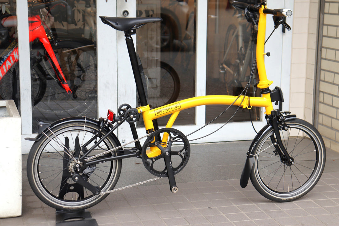 ブロンプトン BROMPTON P LINE URBAN LOW BUMBLE BEE YELLOW S4L 2023モデル 16インチ 折り畳み 小径車 ミニベロ 【横浜店】