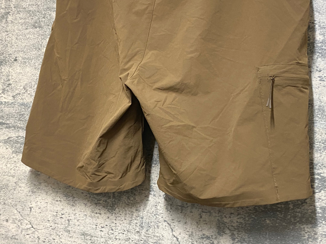 KQ976 パスノーマルスタジオ PAS NORMAL STUDIOS サイクルパンツ 茶 M 膝丈