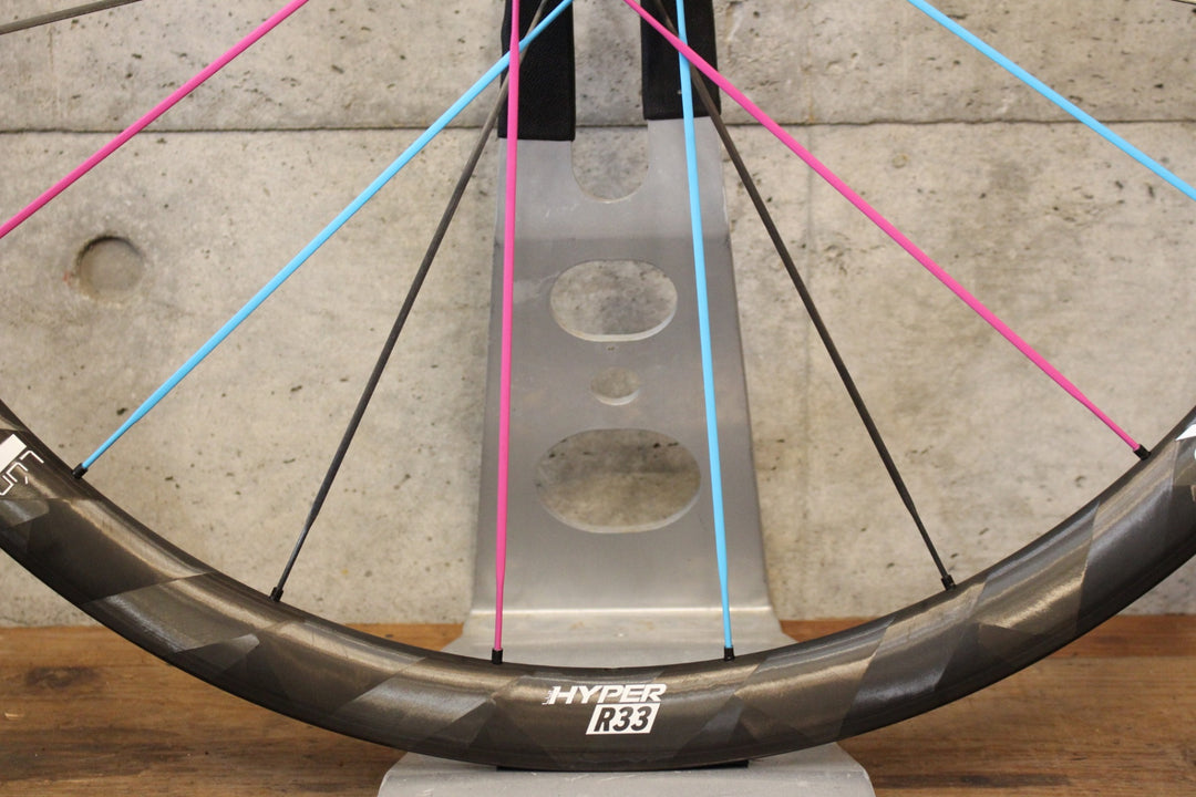 ウィンスペース WINSPACE ルンハイパー LUN HYPER 38mm RBB カーボン チューブレス ホイール シマノ12/11S リアのみ 【福岡店】