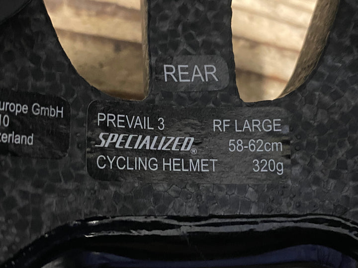 KK519 スペシャライズド SPECIALIZED エスワークス S-WORKS プリヴェイル PREVAIL 3 ヘルメット 黒 Lサイズ 58-62cm 2024年製