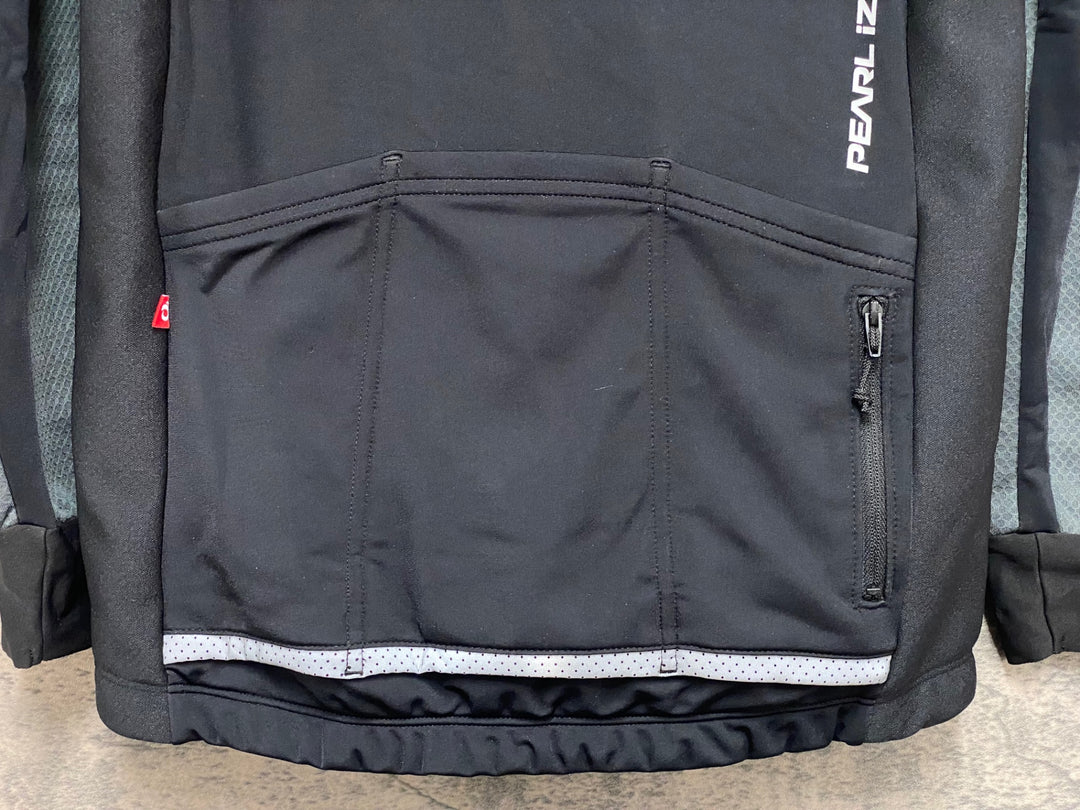 KA481 パールイズミ PEARL iZUMi 長袖 サイクルジャケット 黒 S 裏起毛