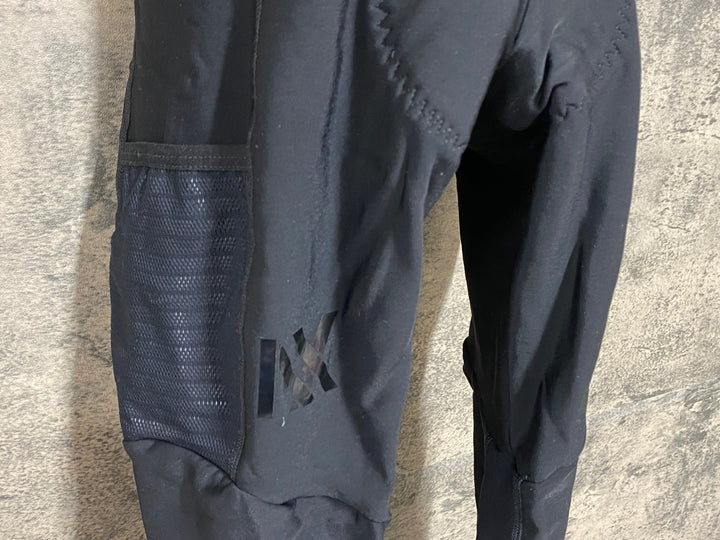 JY616 カフェドシクリステ CAFE DU CYCLISTE AUDAX MARCELINE MEN カーゴ ビブタイツ 黒 M 裏起毛