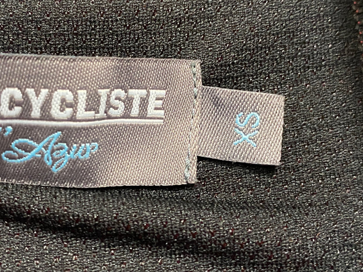JM541 カフェドシクリステ Cafe du Cycliste AUDREY WOMEN 長袖 サイクルジャージ 赤 XS 裏起毛 レディース