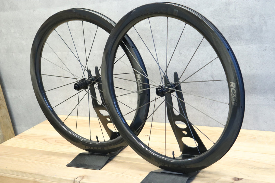 パーティクル PARTICLE RCX50 Ultralight AR1ハブ スチールベアリング 36Tラチェット シマノ11/12S カーボン ホイールセット 【さいたま浦和店】