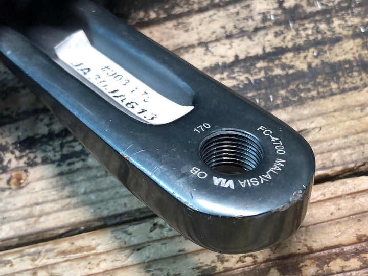 JJ274 シマノ SHIMANO ティアグラ Tiagra FC-4700 クランクセット 170mm 50/34T