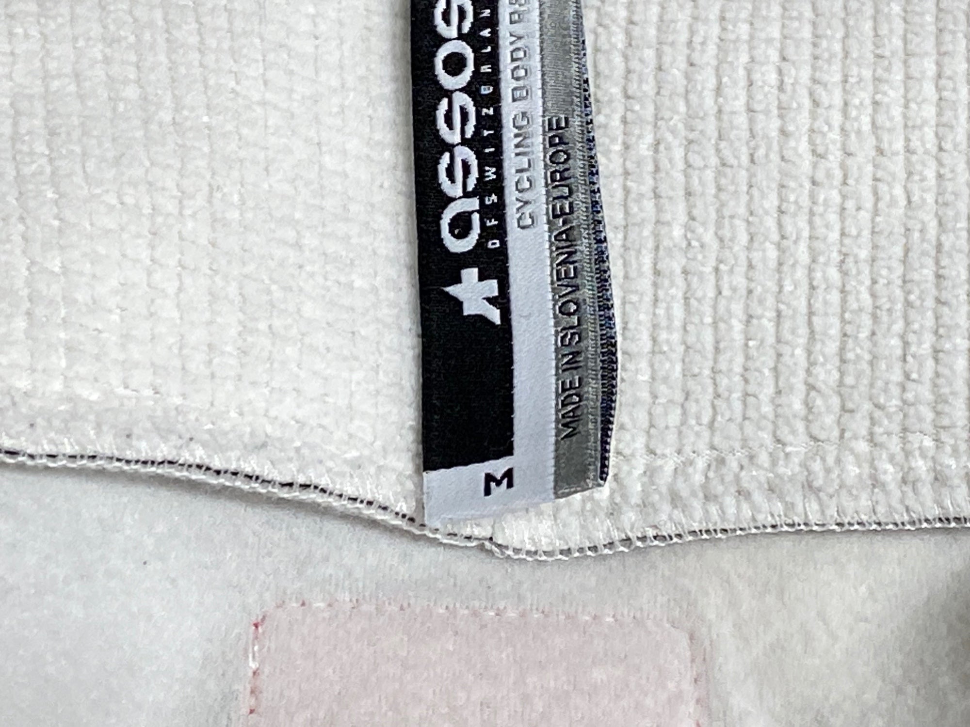 JQ187 アソス assos AIR BLOCK 851 長袖サイクルジャケット 白黒 M 裏