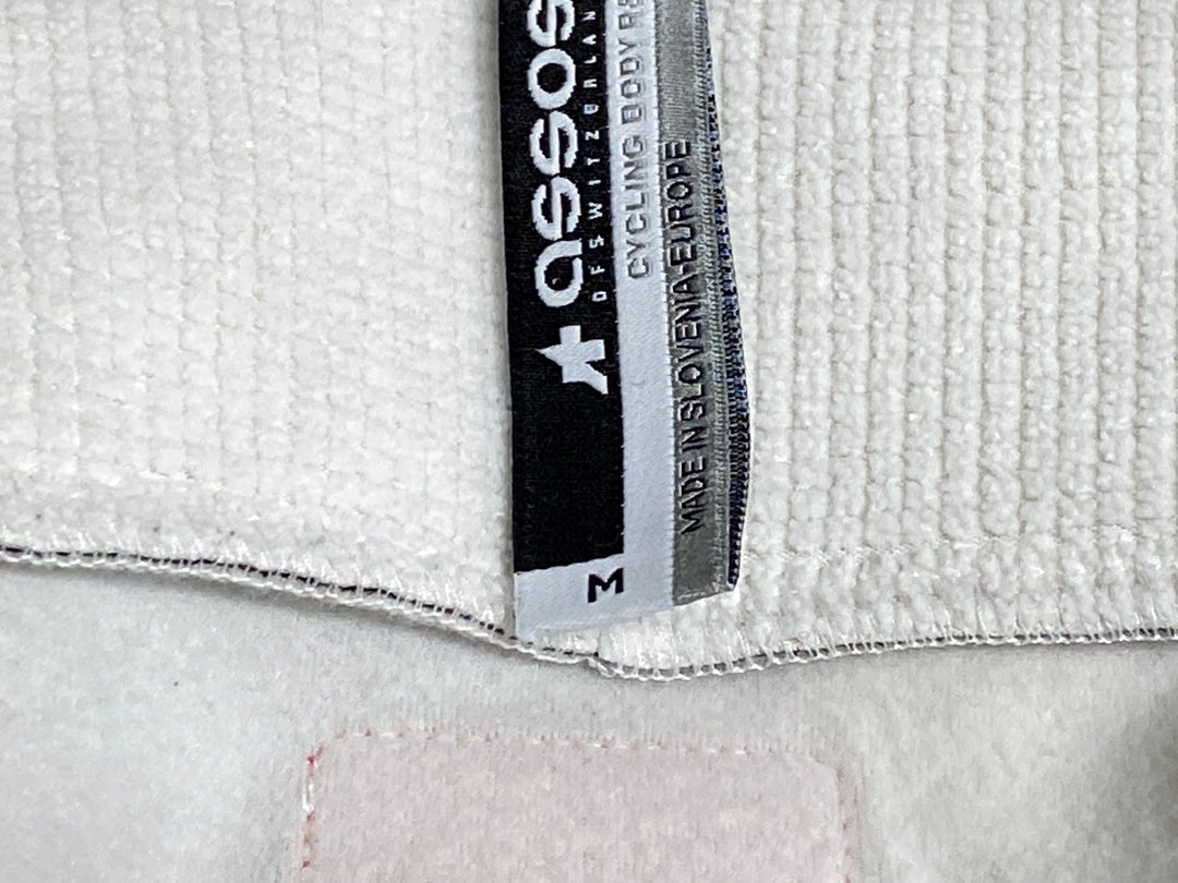 JQ187 アソス assos AIR BLOCK 851 長袖サイクルジャケット 白黒 M 裏起毛 黄ばみあり