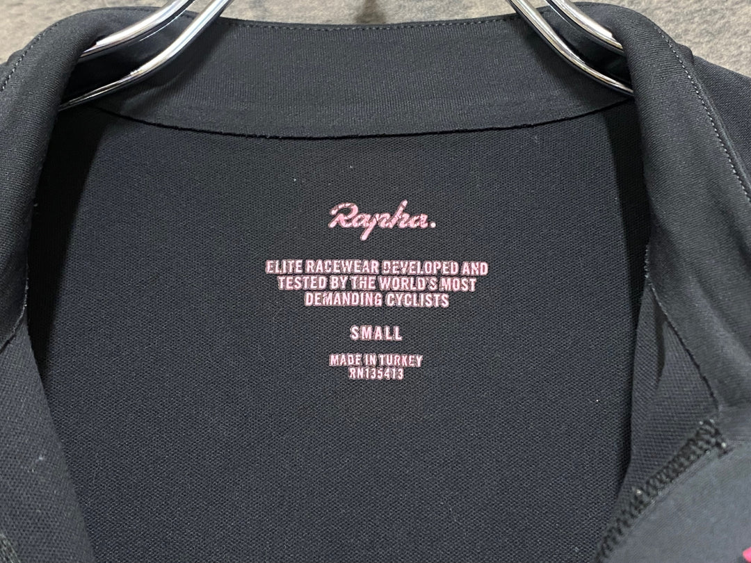 KM627 ラファ Rapha PRO TEAM LONG SLEEVE TRAINING JERSEY 長袖 サイクルジャージ グレー S ※擦れ等使用感あり