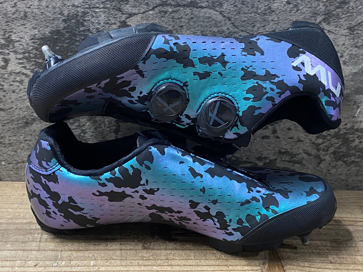 KF578 ノースウェーブ NORTHWAVE REBEL 3 ビンディングシューズ カメレオン EU41 2穴