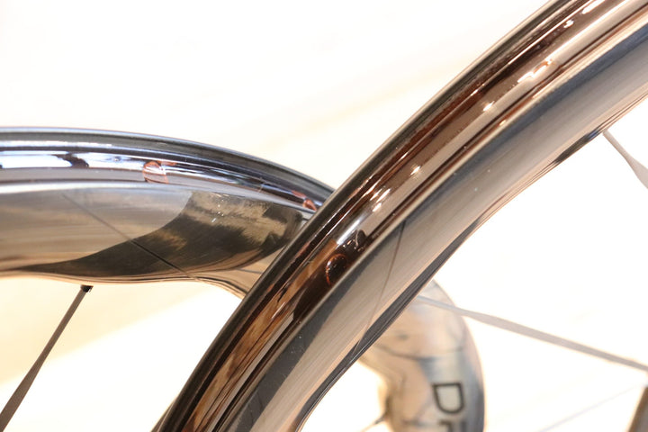 【訳あり】 エリートホイールズ ELITEWHEELS ドライブ ヘリックス DRIVE HELIX 46D CS カーボン チューブレスレディ ホイールセット シマノ11S/12S 【さいたま浦和店】