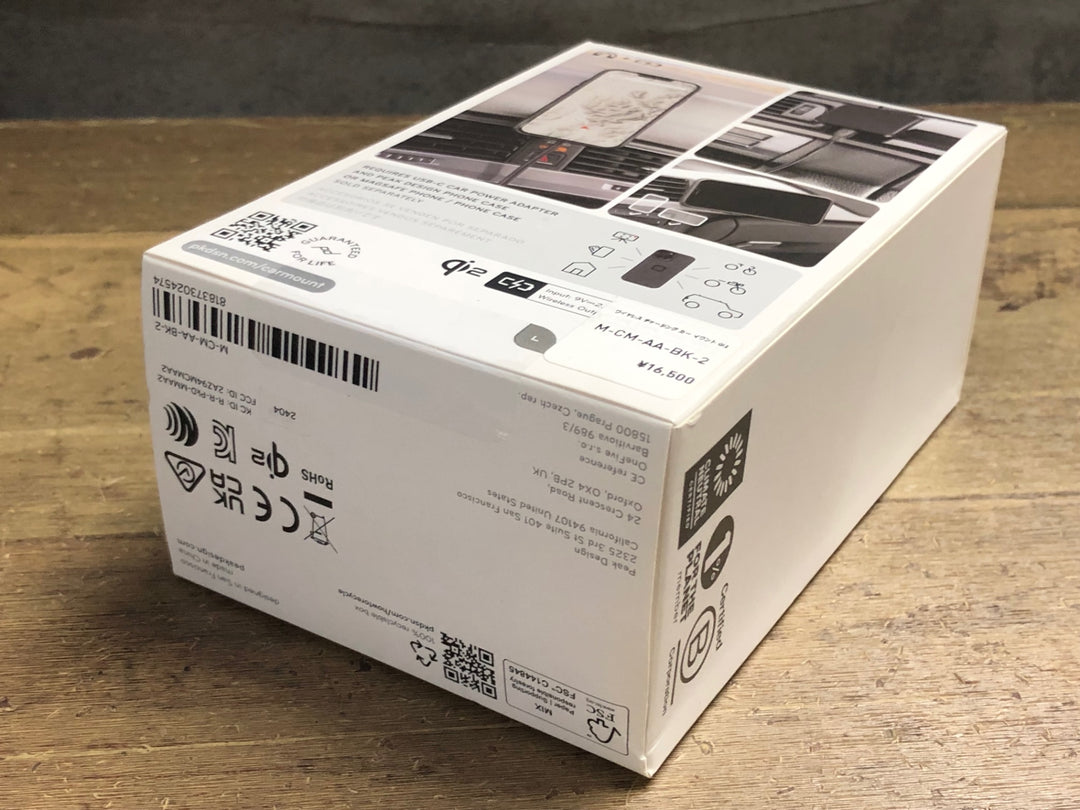 KE782 ピークデザイン PEAK DESIGN WIRELESS SHARGING CAR MOUNT スマートフォン ワイヤレス車載充電 未開封