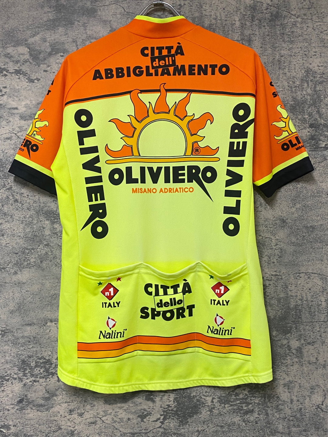 KO366 OLIVERO 半袖 サイクルジャージ 黃 オレンジ ※サイズ不明