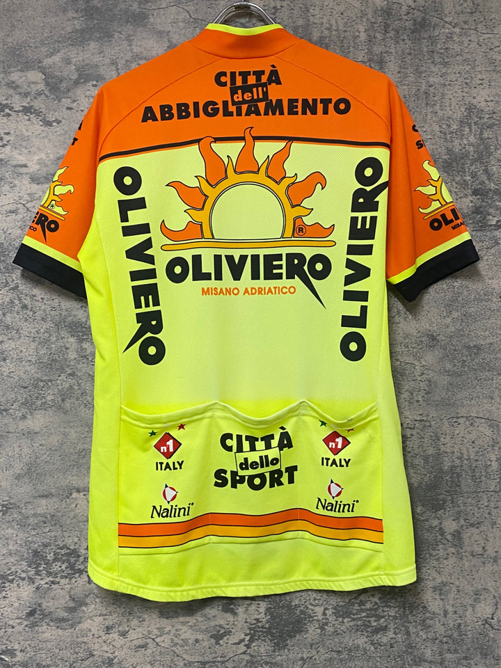 KO366 OLIVERO 半袖 サイクルジャージ 黃 オレンジ ※サイズ不明