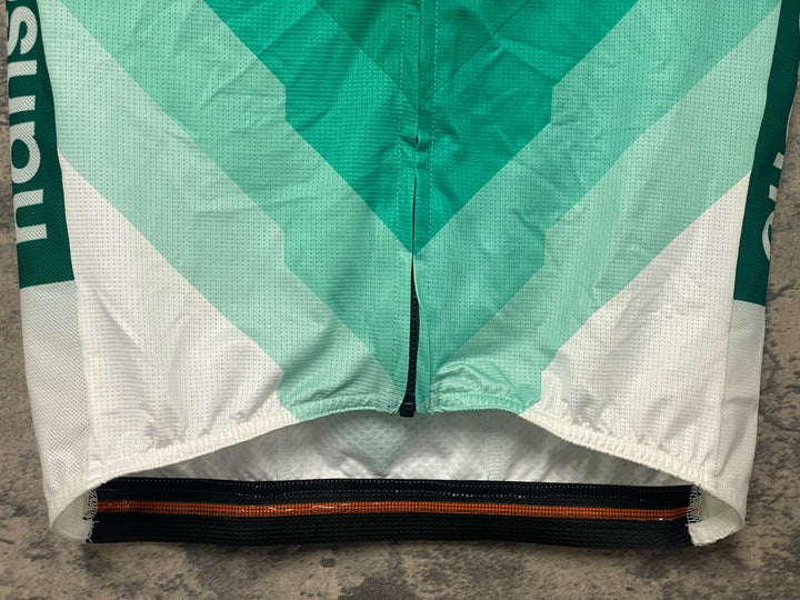 KJ812 スポーツフル sportful 半袖 サイクルジャージ 黒 緑 M BORA hansgrohe