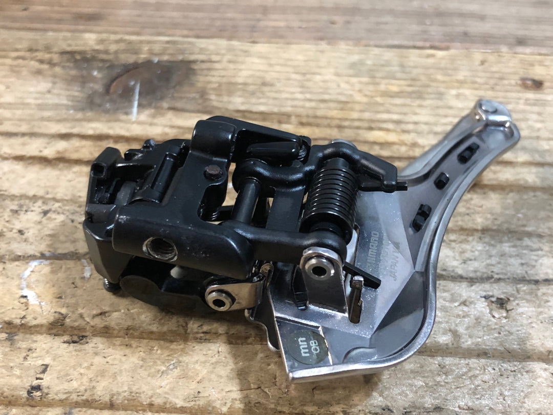 KH307 シマノ SHIMANO デュラエース DURA-ACE FD-R9100 フロントディレイラー 直付 2s ※座布団、固定ボルト欠品