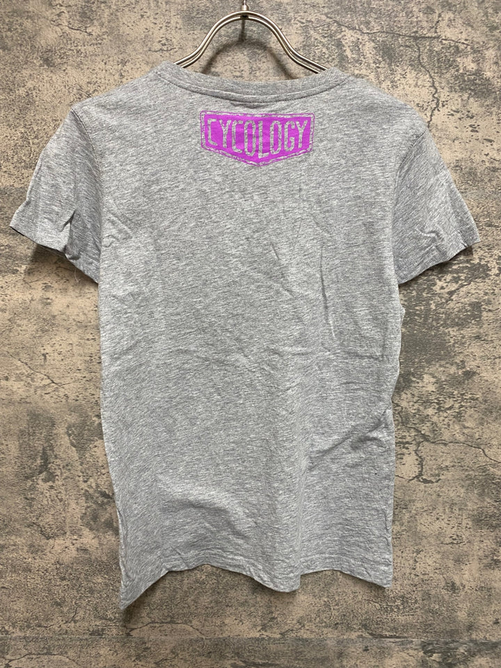 JS073 サイコロジー CYCOLOGY 半袖 Tシャツ グレー レディース M