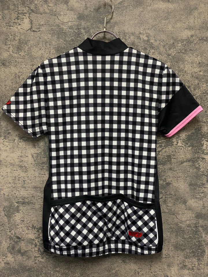 KL675 パールイズミ PEARL iZUMi 半袖 サイクルジャージ 白黒 M レディース