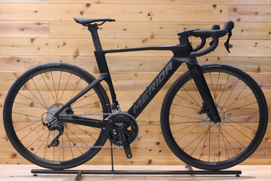 【第5世代新型 状態良好】 メリダ MERIDA リアクト REACTO 4000 DISC 2027 50(XS)サイズ シマノ 105 R7120 12S カーボン ロードバイク 【広島店】