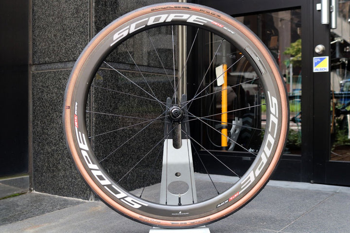 スコープ SCOPE R4C TLR カーボン チューブレスレディ ホイールセット シマノ11/12s ワイドリム19C 【東京南麻布店】