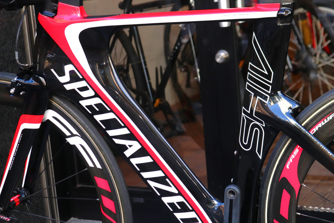 スペシャライズド SPECIALIZED シヴ SHIV EXPERT 2015モデル Mサイズ シマノ 105 5800 MIX 11S カーボン トライアスロンバイク FFWD F6R 【東京南麻布店】