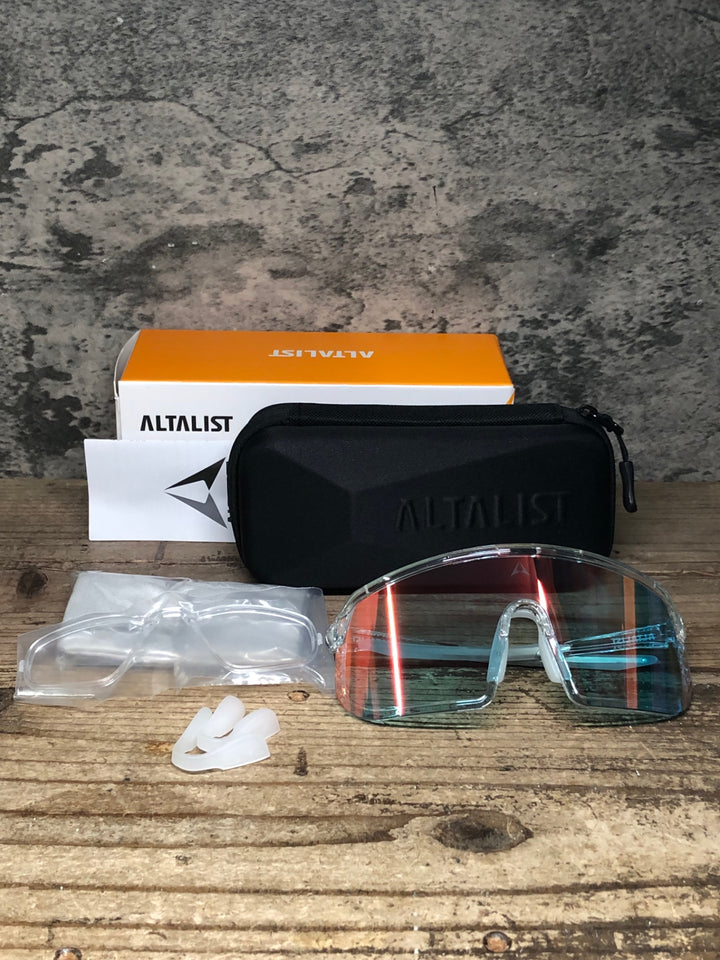 JP331 アルタリスト ALTALIST KAKU SP4 サングラス アイウェア 白 クリアレンズ レンズ付属