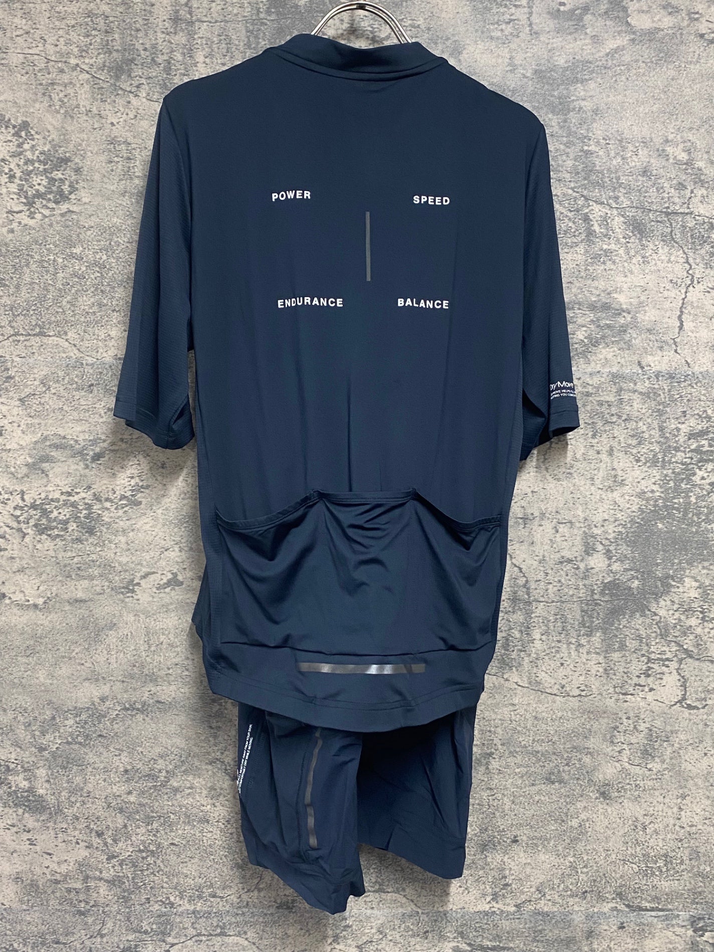 JW302 H&M サイクルジャージ ビブショーツ 上下セット 黒 EUR Lサイズ