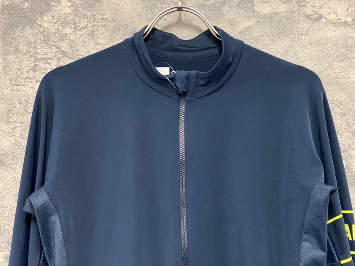 JU974 ラファ Rapha PRO TEAM LONG SLEEVE THERMAL JERSEY 長袖 サイクルジャージ 濃紺 M 裏起毛