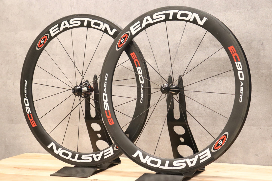 イーストン EASTON EC90 AERO RIM カーボン チューブラー ホイールセット シマノ 11/12S 【さいたま浦和店】