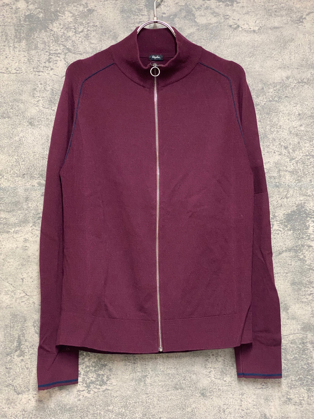 JO846 ラファ Rapha TRACK TOP 長袖 サイクルジャージ ワインレッド M