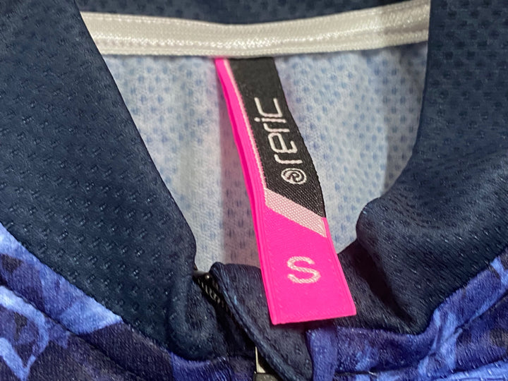 JV996 レリック reric Ador Standerd Jersey 半袖 サイクルジャージ S 紺 レディース