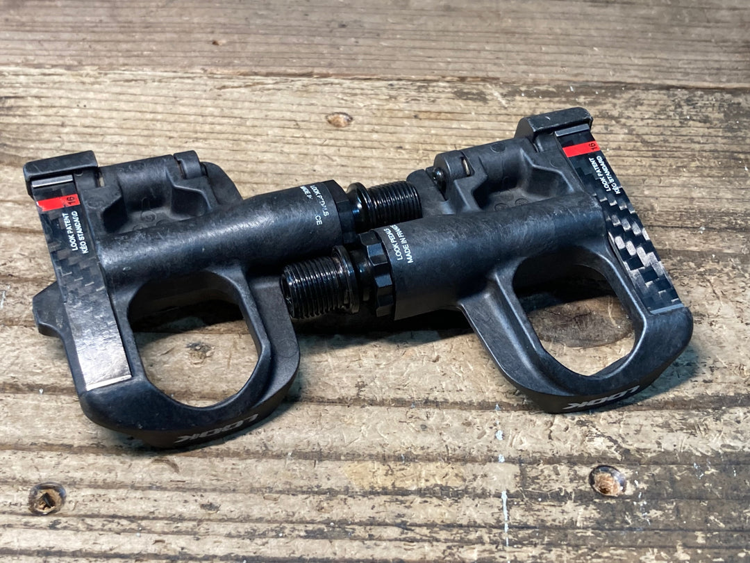 JI430 ルック LOOK ケオ KEO BLADE CARBON ビンディングペダル クロモリシャフト ※プレート割れのためジャンク