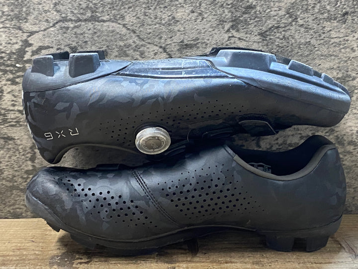 KJ681 シマノ SHIMANO RX6 SH-RX600M ビンディングシューズ 黒 EU42 2穴
