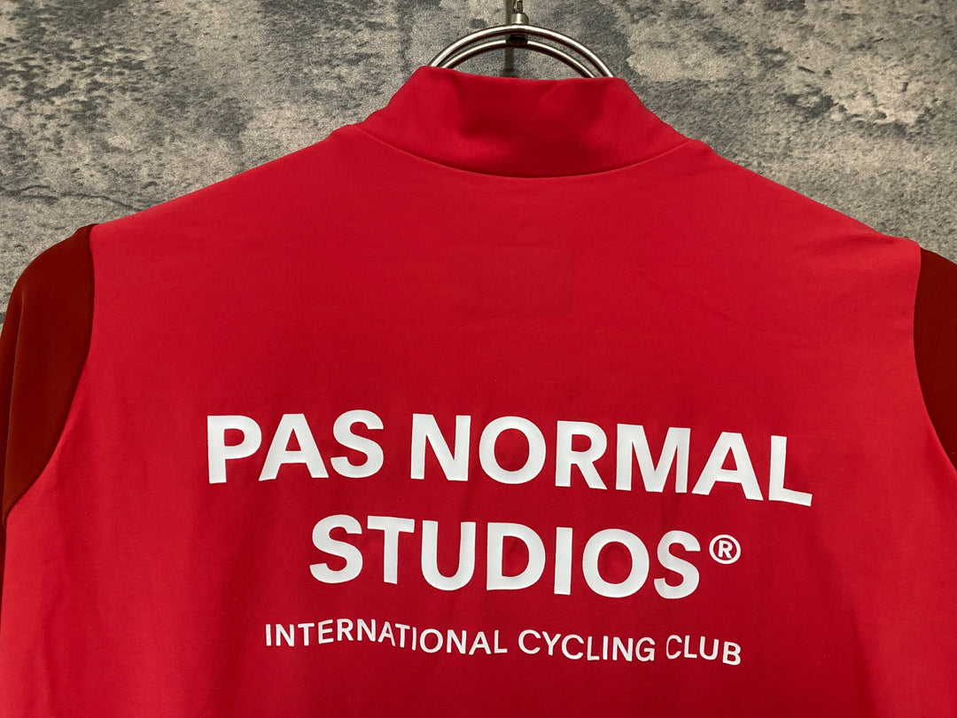 JY482 パスノーマルスタジオ PAS NORMAL STUDIOS Mechanism Long Sleeve Jersey 長袖 サイクルジャージ レッド M