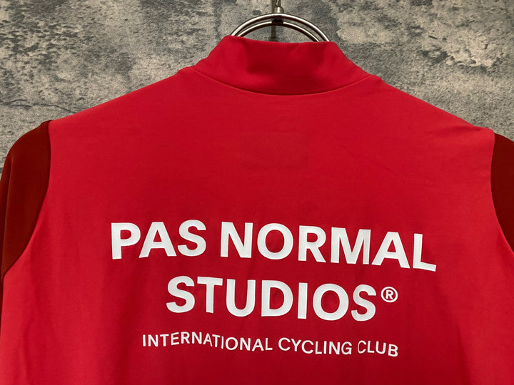 JY482 パスノーマルスタジオ PAS NORMAL STUDIOS Mechanism Long Sleeve Jersey 長袖 サイクルジャージ レッド M