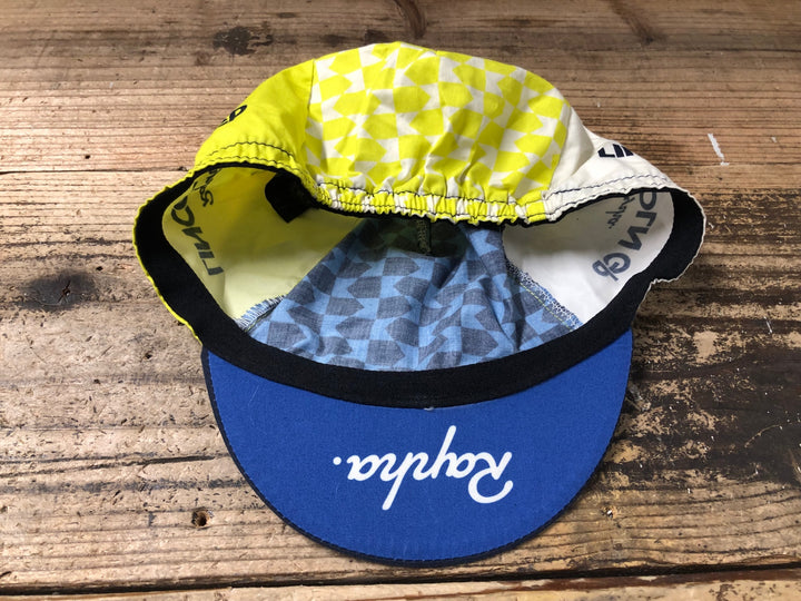 KA295 ラファ Rapha CAP SMU LINCOLN GP サイクルキャップ 黄 白 ワンサイズ
