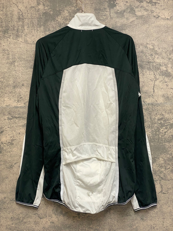 JO857 パールイズミ PEARL iZUMi 長袖 ウインドブレイカー 白 黒 L