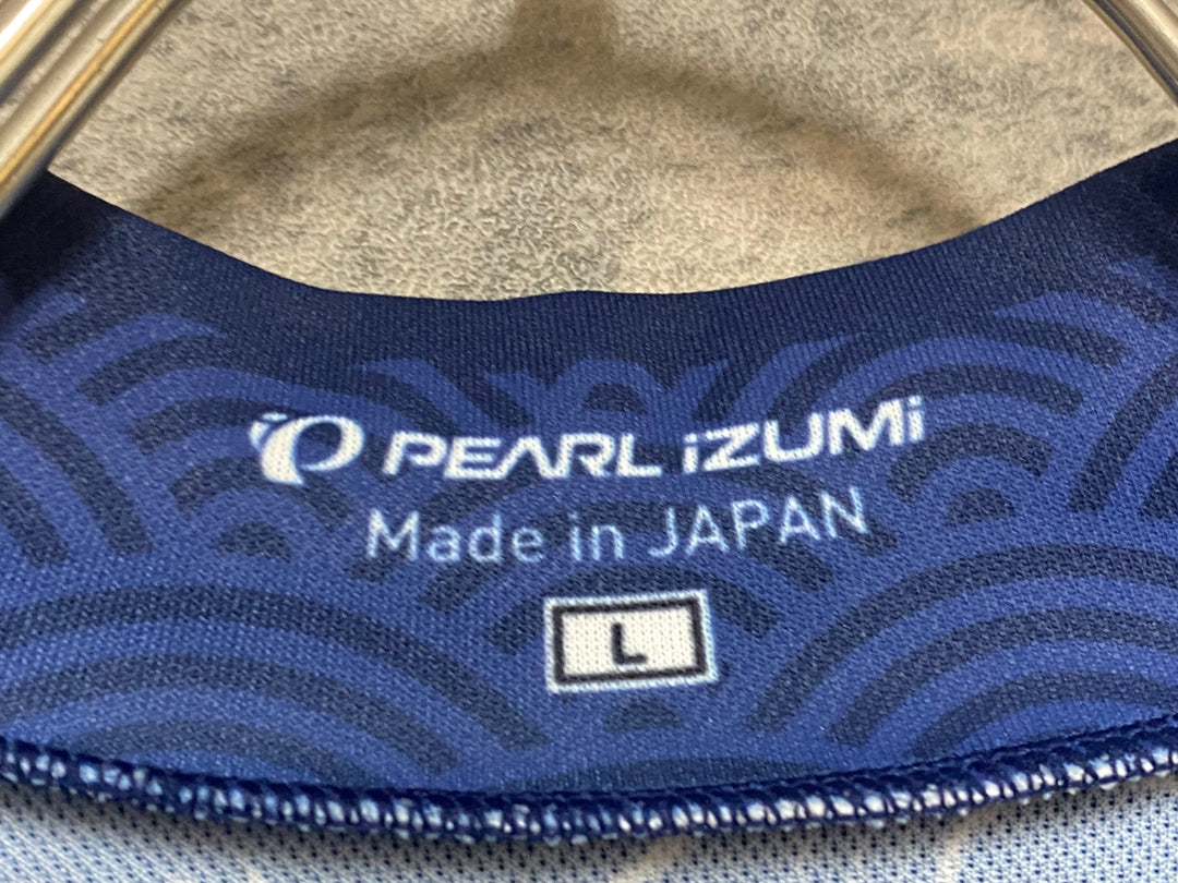 KB922 パールイズミ PEARL iZUMi 半袖 サイクルジャージ 紺 L