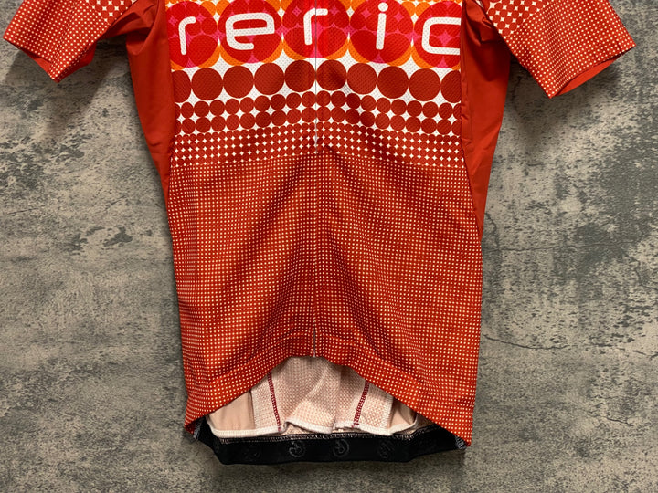 JV968 レリック reric Porca Standerd Jersey 半袖サイクルジャージ オレンジ S