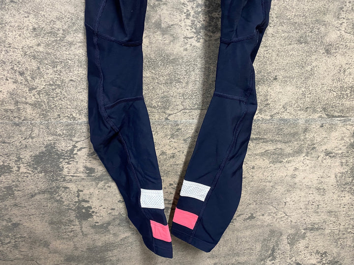 JS656 ラファ Rapha ビブタイツ 紺 M 裏起毛 ※タグカット