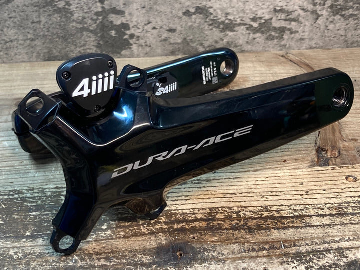 IZ387 シマノ SHIMANO デュラエース DURA-ACE FC-R9200 クランクアームセット 172.5mm 4iiii パワーメーター付き ペアリング確認済