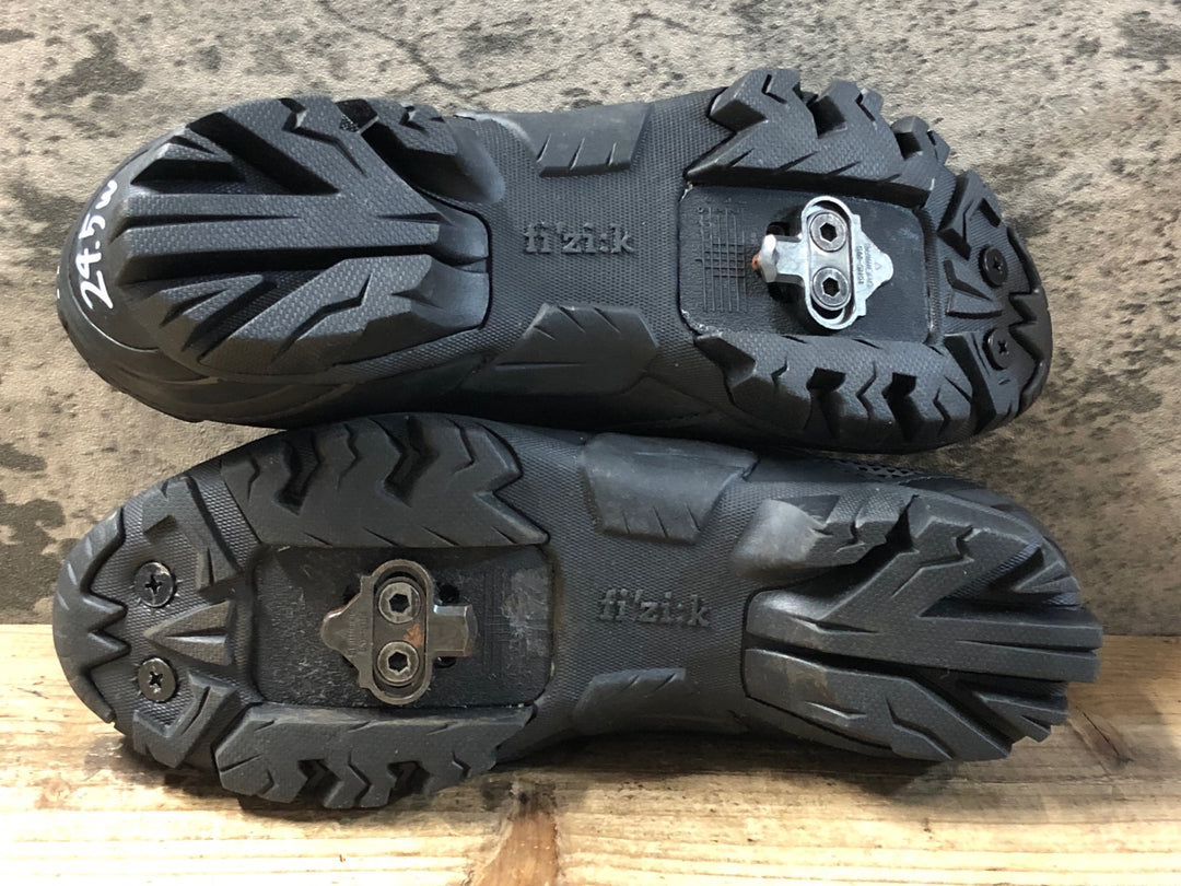 KG402 フィジーク FIZIK M6 MTB shoes ビンディングシューズ 黒 SPD EU38.5 ペン字あり