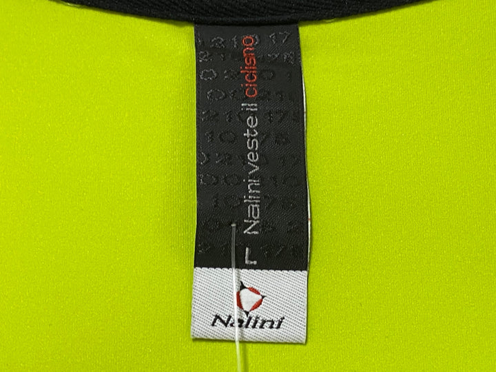 KJ985 ナリーニ NALINI 半袖 サイクルジャージ 黄グレー L