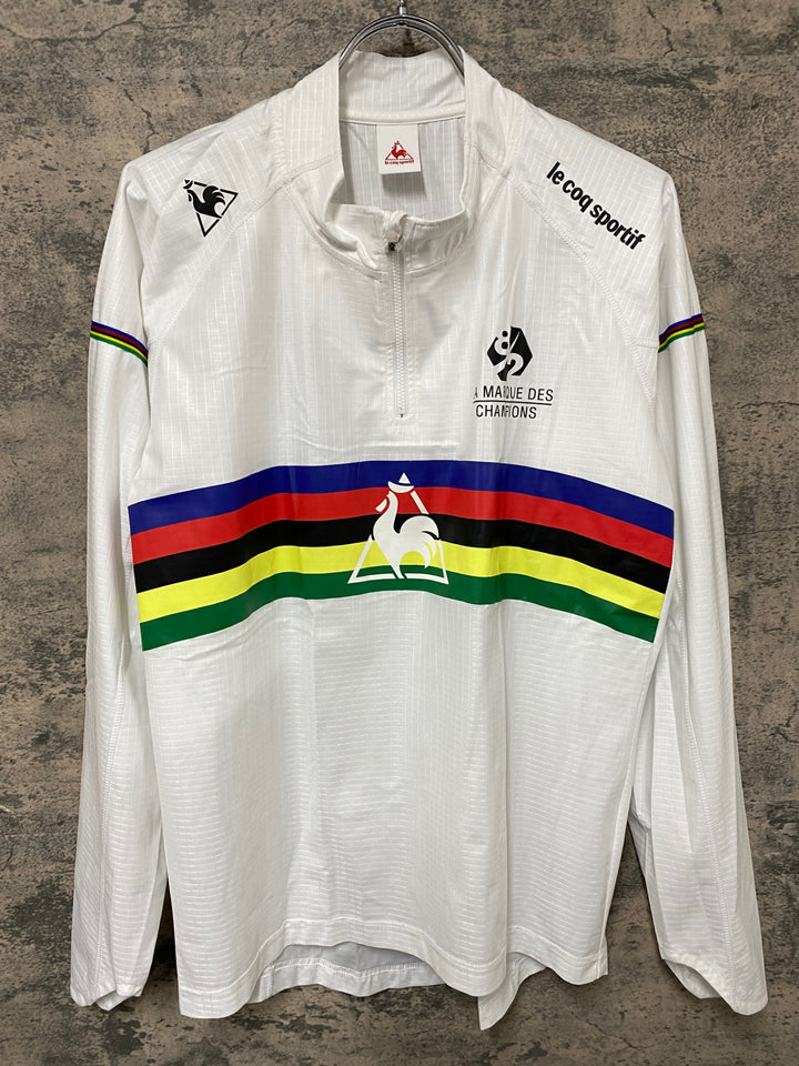 KC987 ルコックスポルティフ le coq sportif 長袖 ジャージ L ハーフジップ アルカンシェル