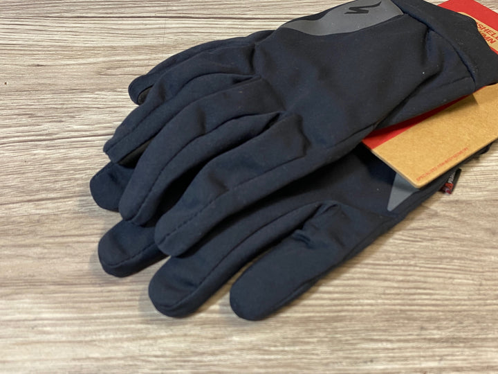 JV582 スペシャライズド SPECIALIZED NEOSHELL RAIN WMN 長指 グローブ 黒 レディース S 裏起毛 POLARTEC